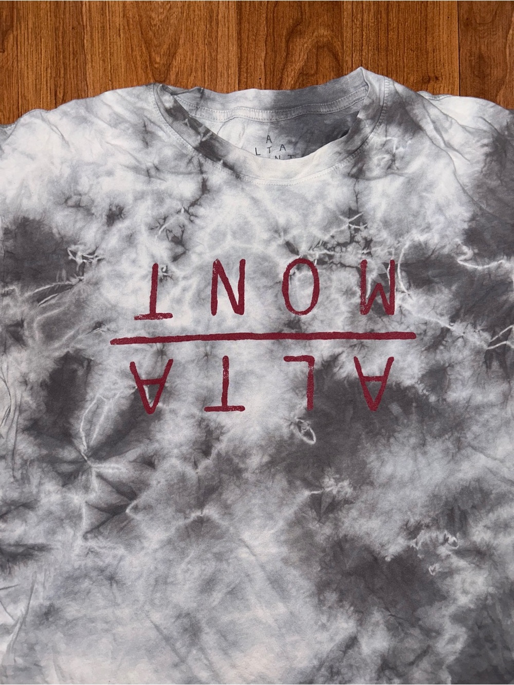 Altamont Grey Tie-Dye T Shirt XL - Picture 2 of 5